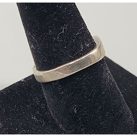 Aksel Holmsen Sterling Silver Multicolor Enamel Ring Norwegian Silversmith Sz 9 - Picture 3 of 12